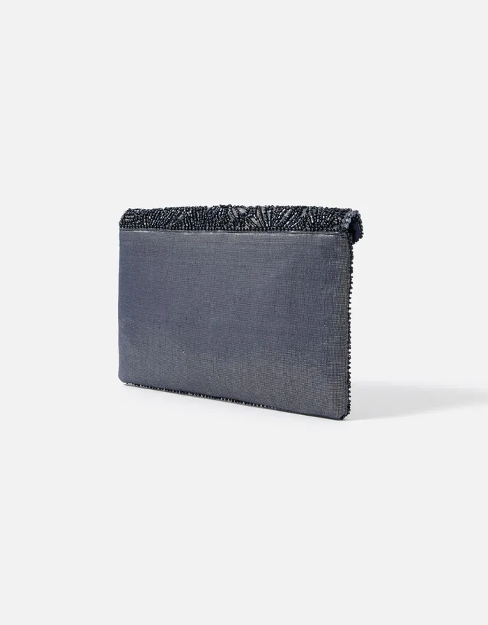Accessorize Tara Clutch Bag Blue Navy Women Clutch Bags