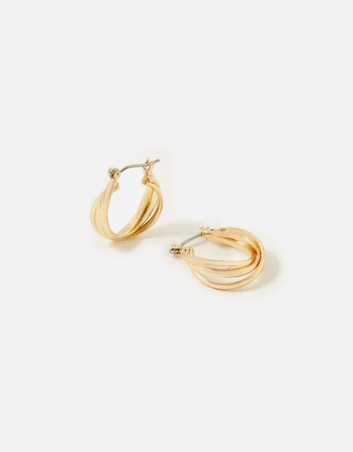 Accessorize Twisted Hoop Earrings Women Earrings