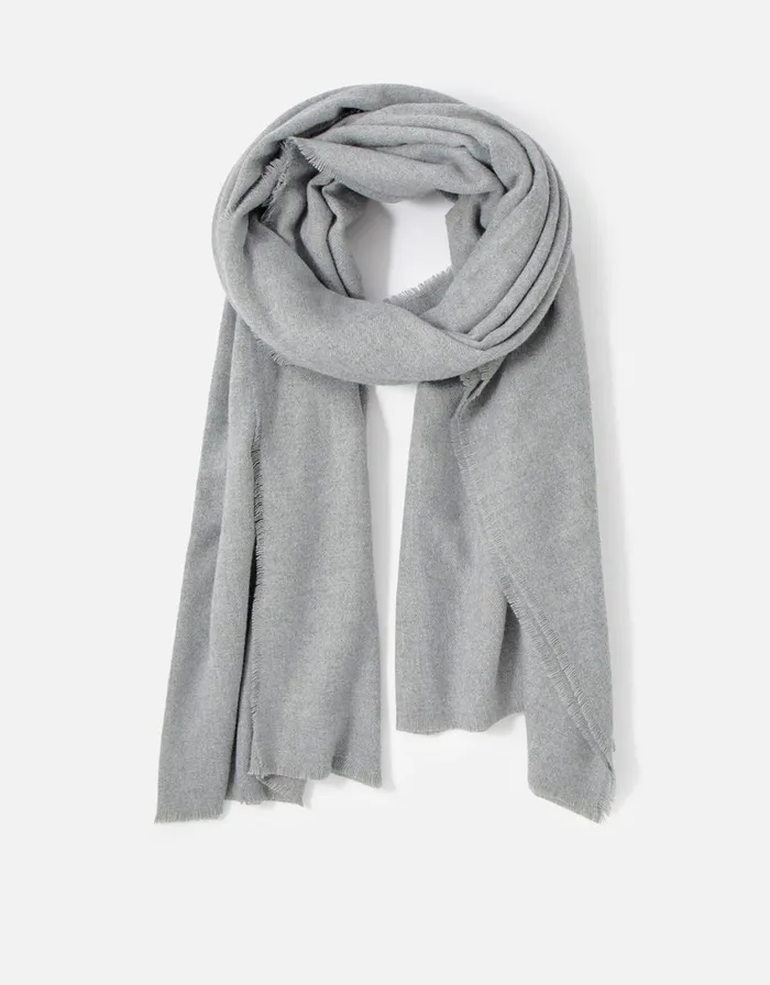 Accessorize Wells Blanket Scarf Grey Women Scarves