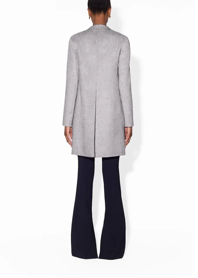 Adam Lippes Jackets and Coats Car Coat In Zibelline Cashmere Heather Grey 8211 Women