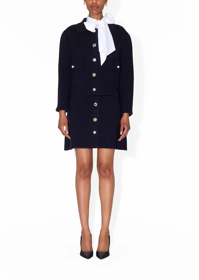 Adam Lippes Jackets and Coats Jacket In Fine Italian Cotton Black 8211 Women
