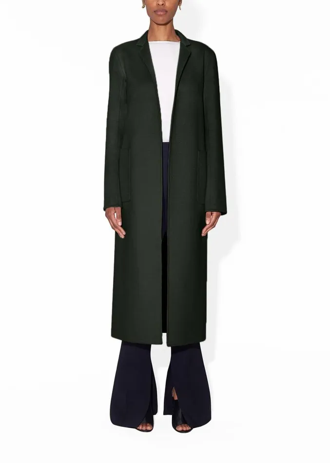 Adam Lippes Jackets and Coats Menwear Coat In Zibelline Cashmere Emerald 8211 Women