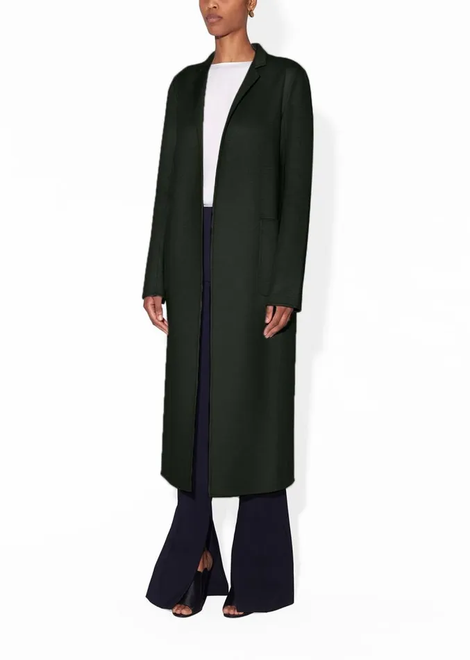Adam Lippes Jackets and Coats Menwear Coat In Zibelline Cashmere Emerald 8211 Women