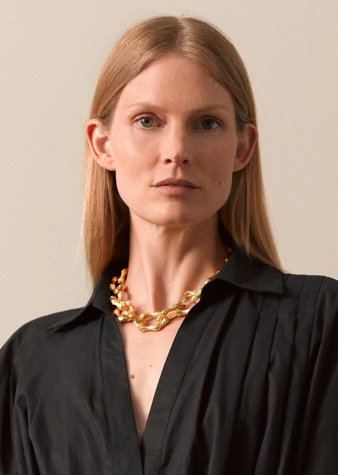 Adam Lippes Necklaces Bamboo Link Necklace Gold 8211 Women