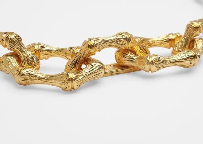Adam Lippes Necklaces Bamboo Link Necklace Gold 8211 Women