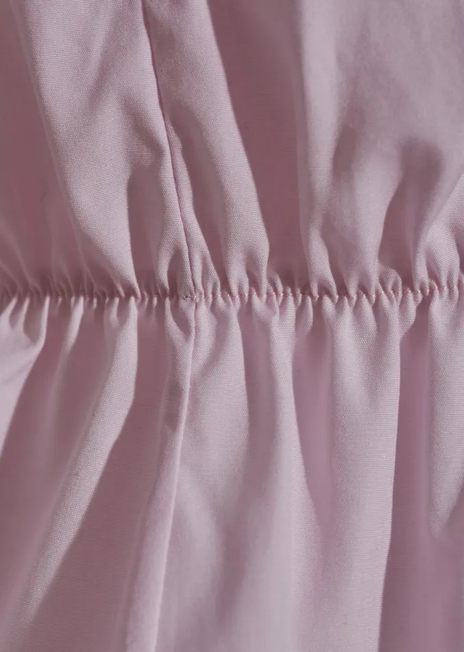 Adam Lippes Tops Ruffle Shell In Cotton Poplin Blush 8211 Women
