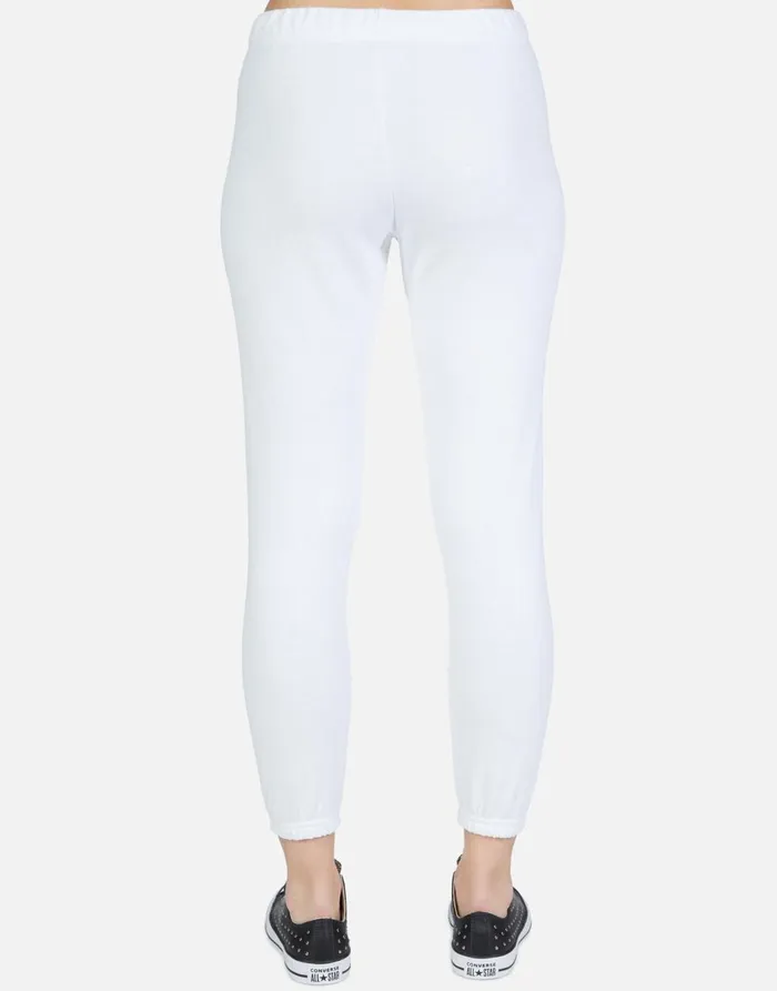 Alana Royal Skull White Women039s Lauren Moshi Crop Sweatpants