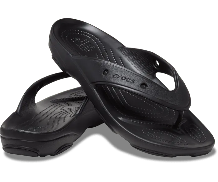 AllTerrain Flip Black Women Crocs FlipFlops