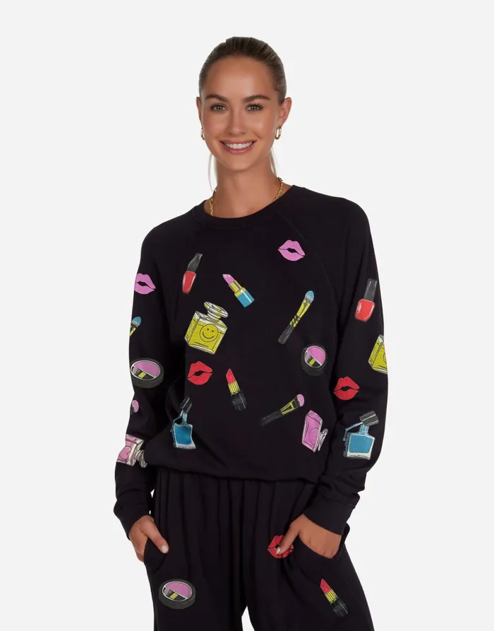 Anela Beauty School Drop Out Black Women039s Lauren Moshi Long Sleeve