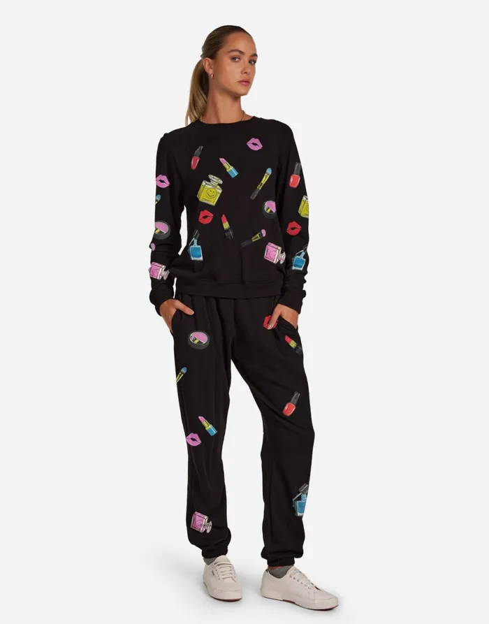 Anela Beauty School Drop Out Black Women039s Lauren Moshi Long Sleeve