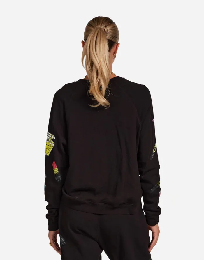 Anela Beauty School Drop Out Black Women039s Lauren Moshi Long Sleeve