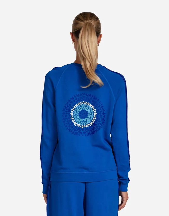 Anela Butterfly Evil Eye Sapphire Women039s Lauren Moshi Long Sleeve