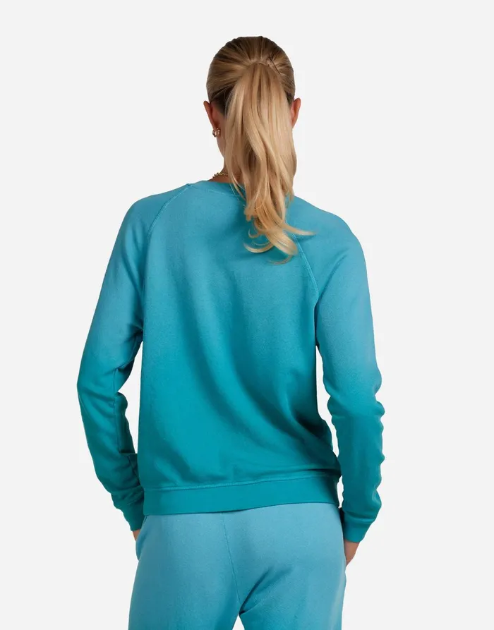 Anela Diamond Evil Eye Ultra Teal Ombre Women039s Lauren Moshi Long Sleeve