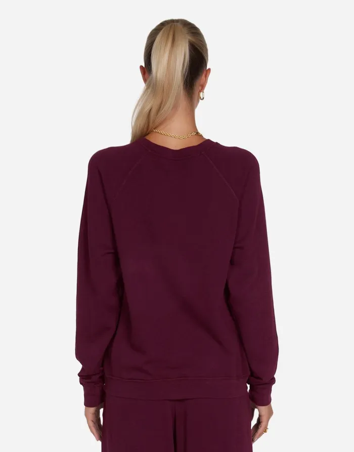 Anela Peace Love Serenity Berry Wine Women039s Lauren Moshi Long Sleeve