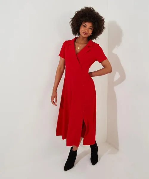 Apparel Amelie Vintage Dress Red Dresses Joebrowns