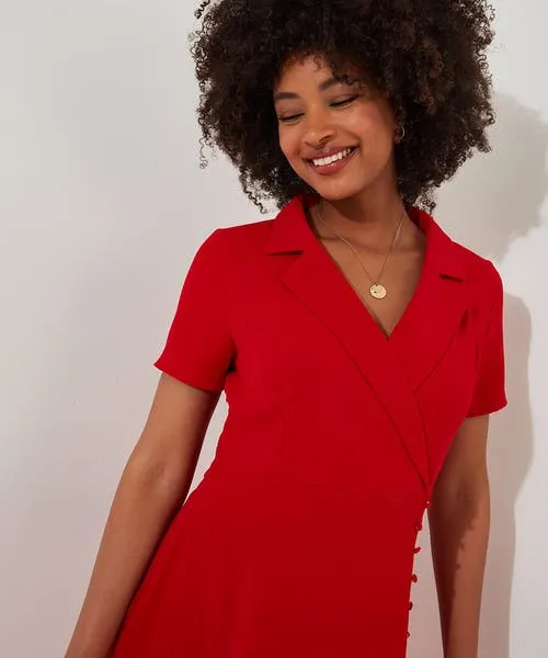 Apparel Amelie Vintage Dress Red Dresses Joebrowns