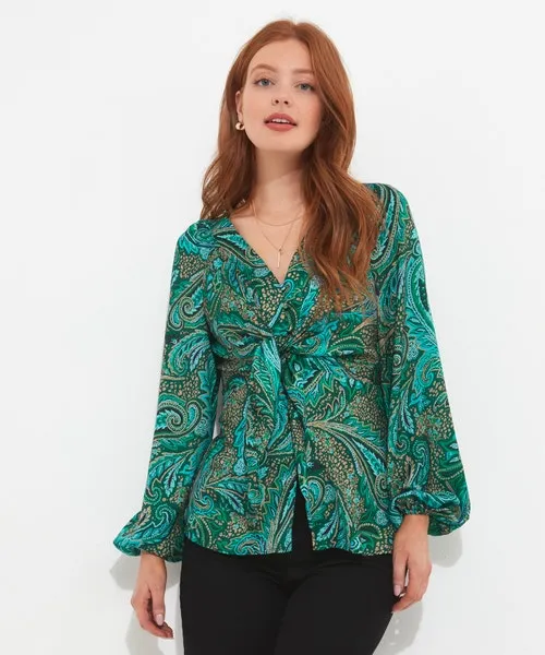 Apparel Enchanted Print Blouse Multi Tops Tunics and Blouses Joebrowns