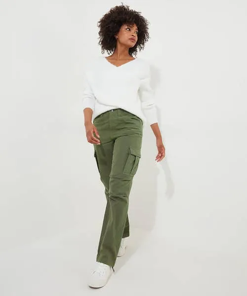 Apparel Joebrowns Celine Cargo Pants ChocolateKhaki Jeans and Trousers