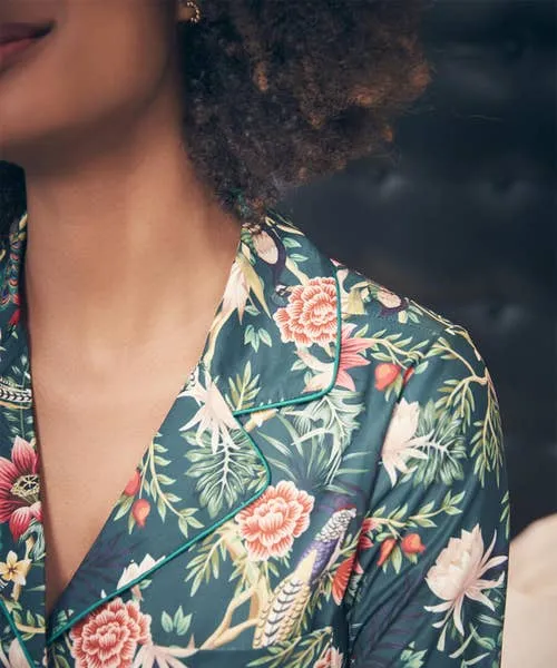 Apparel Joebrowns Peacock Print Pyjama Top Peacock Loungewear and Pyjamas