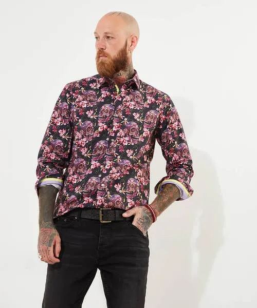 Apparel Joebrowns Sensational Skull Shirt Black Shirts