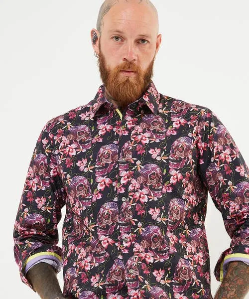 Apparel Joebrowns Sensational Skull Shirt Black Shirts