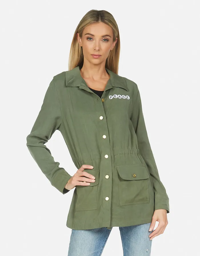 Ashanti Bracelet Lip Military Women039s Lauren Moshi Jackets