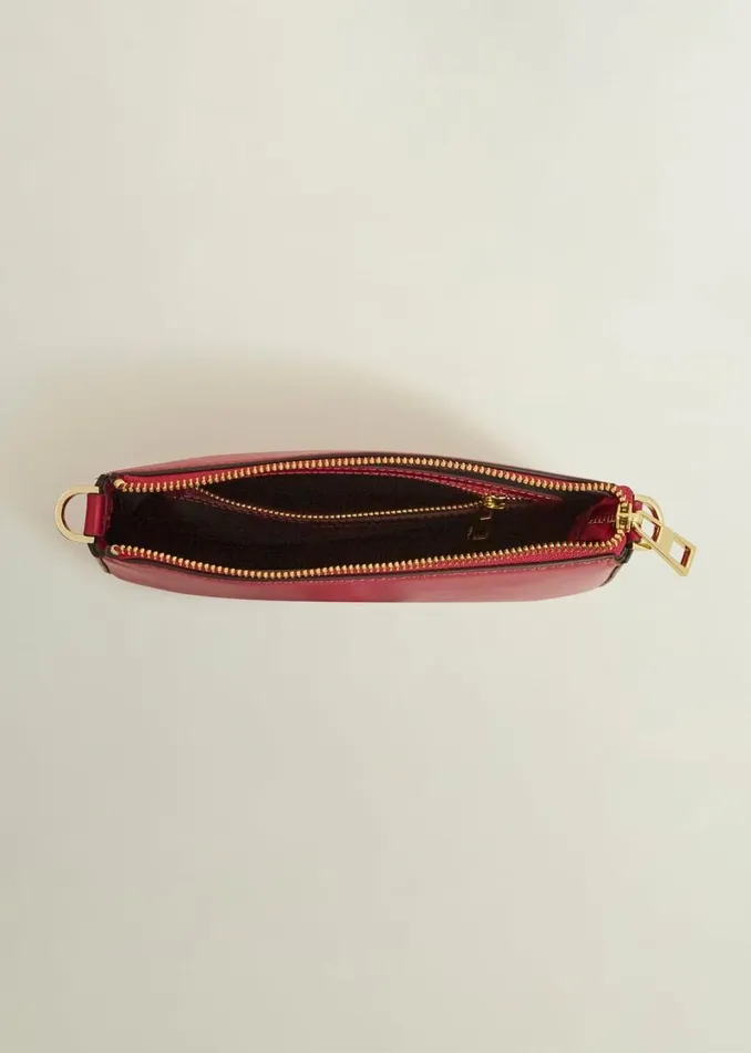 Bags Women HOBBS Briella Leather Crossbody Bag Cranberry Pink