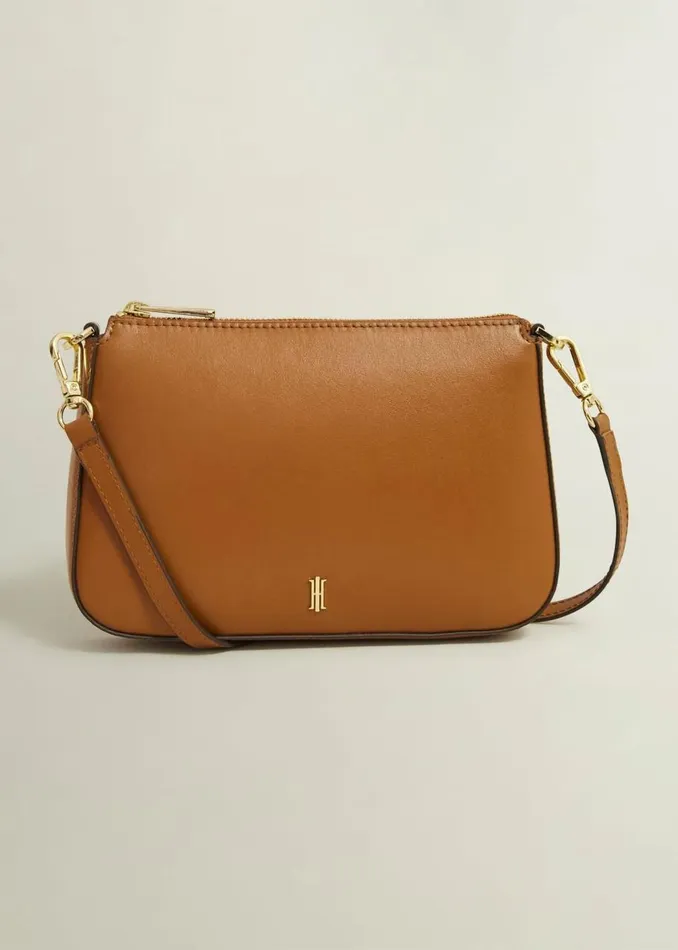 Bags Women HOBBS Briella Leather Crossbody Bag Tan