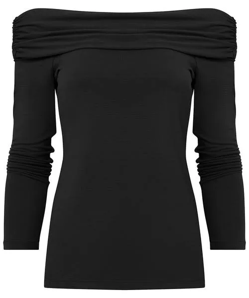 Bardot Jersey Top Black Tops Tunics and Blouses Joebrowns Apparel Bardot Jersey Top Black Tops Tunics and Blouses Joebrowns Apparel