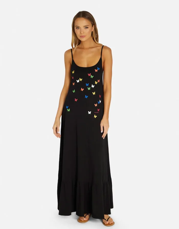 Beatrix Mini Butterflies Black Women039s Lauren Moshi Dresses