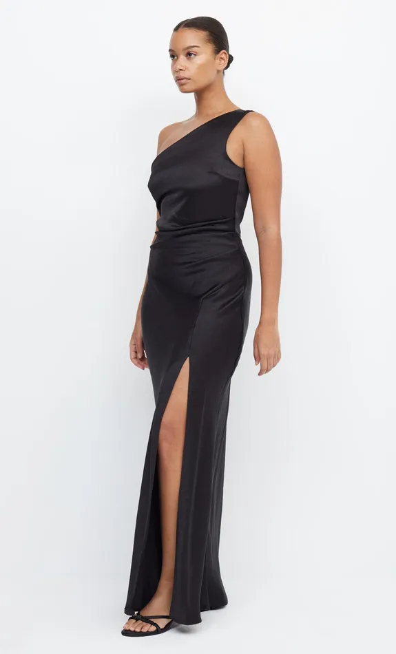 Bec Bridge Bridesmaid Dresses Women THE DREAMER ASYM DRESS 8211 BLACK