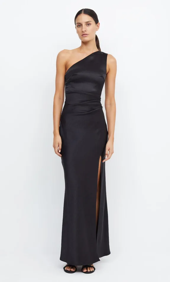 Bec Bridge Bridesmaid Dresses Women THE DREAMER ASYM DRESS 8211 BLACK