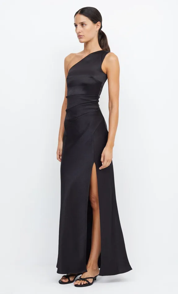 Bec Bridge Bridesmaid Dresses Women THE DREAMER ASYM DRESS 8211 BLACK