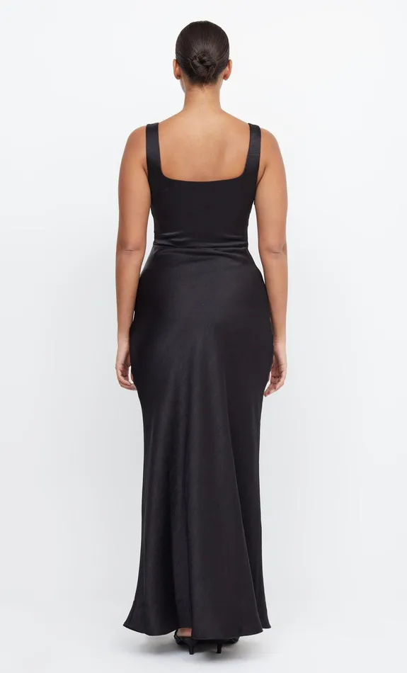 Bec Bridge Bridesmaid Dresses Women THE DREAMER SQUARE NECK DRESS 8211 BLACK