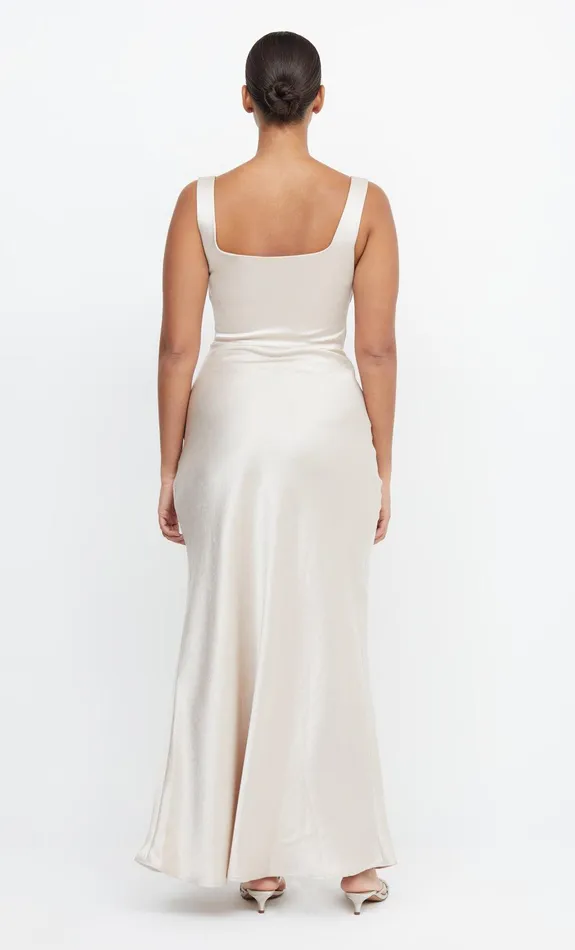 Bec Bridge Bridesmaid Dresses Women THE DREAMER SQUARE NECK DRESS 8211 SAND