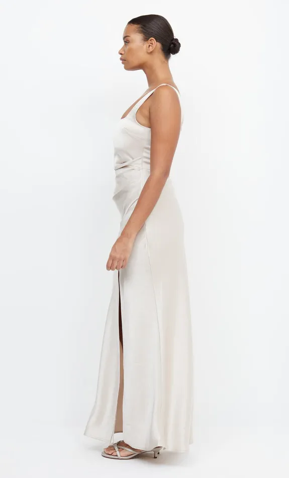 Bec Bridge Bridesmaid Dresses Women THE DREAMER SQUARE NECK DRESS 8211 SAND