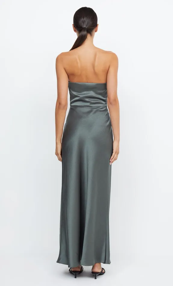 Bec Bridge Bridesmaid Dresses Women THE DREAMER STRAPLESS DRESS 8211 DARK WILLOW