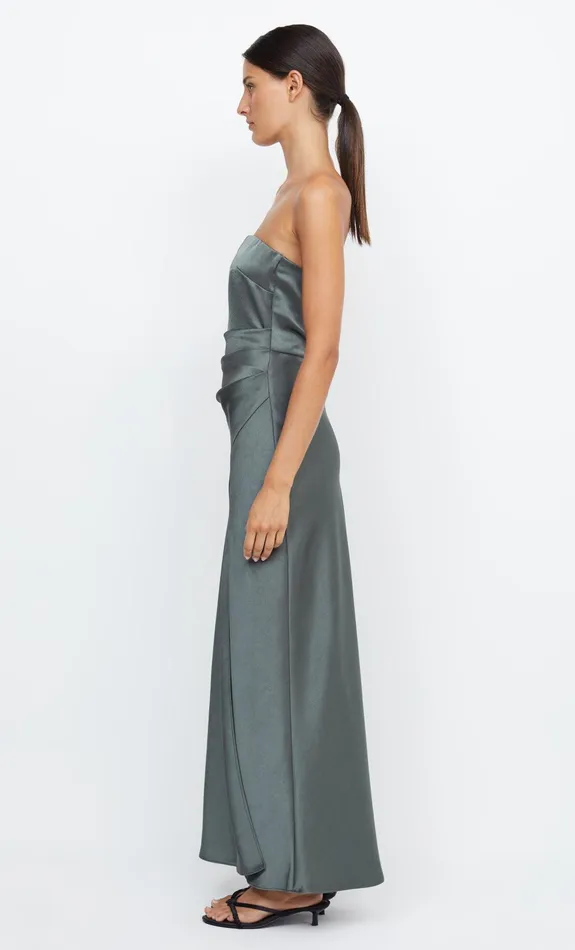 Bec Bridge Bridesmaid Dresses Women THE DREAMER STRAPLESS DRESS 8211 DARK WILLOW