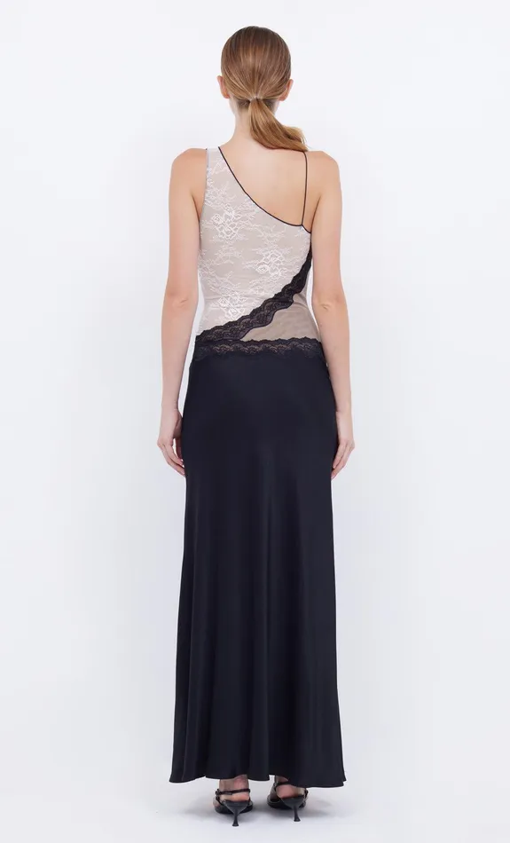 Bec Bridge Maxi Dresses Women ABRIELLE LACE MAXI DRESS 8211 BLACKTAUPEIVORY