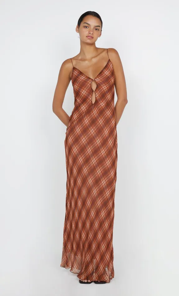 Bec Bridge Maxi Dresses Women DEVI MAXI DRESS 8211 DESERT CHECK
