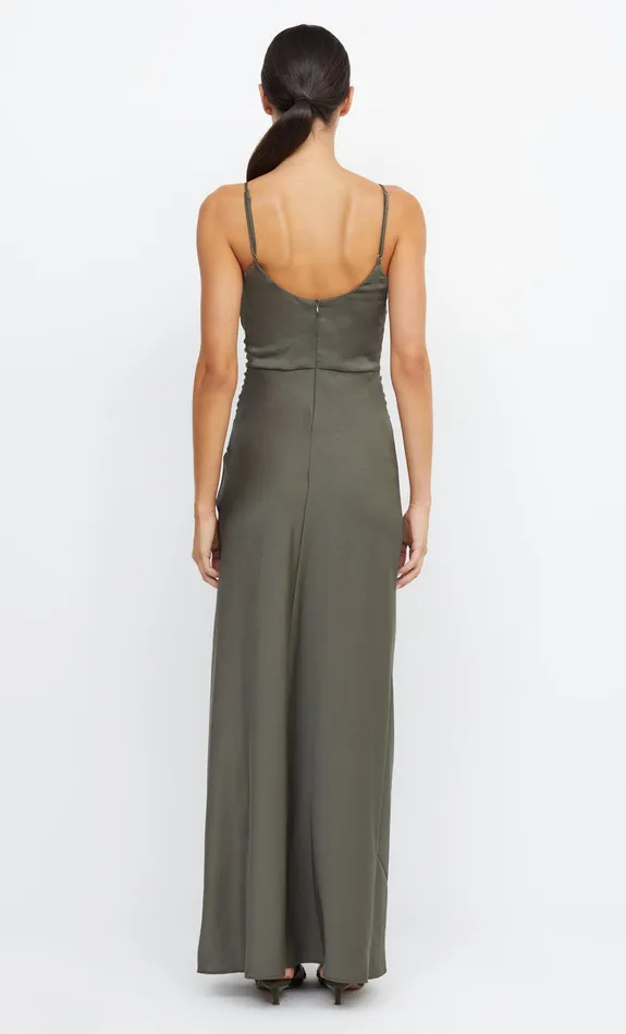 Bec Bridge Maxi Dresses Women ETERNITY SCOOP MAXI DRESS 8211 DARK WILLOW
