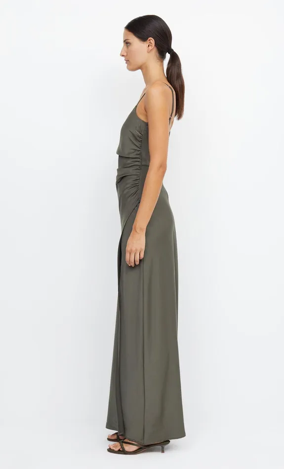 Bec Bridge Maxi Dresses Women ETERNITY SCOOP MAXI DRESS 8211 DARK WILLOW