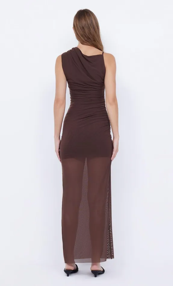 Bec Bridge Maxi Dresses Women JULIEN ASYM MAXI DRESS 8211 CHOC