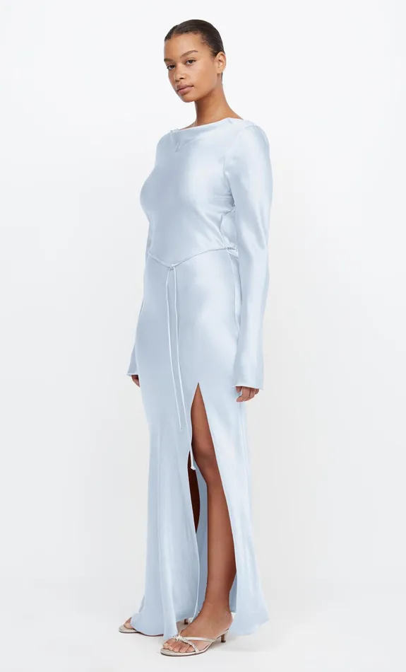 Bec Bridge Maxi Dresses Women MOON DANCE LONG SLEEVE MAXI DRESS 8211 DUSTY BLUE