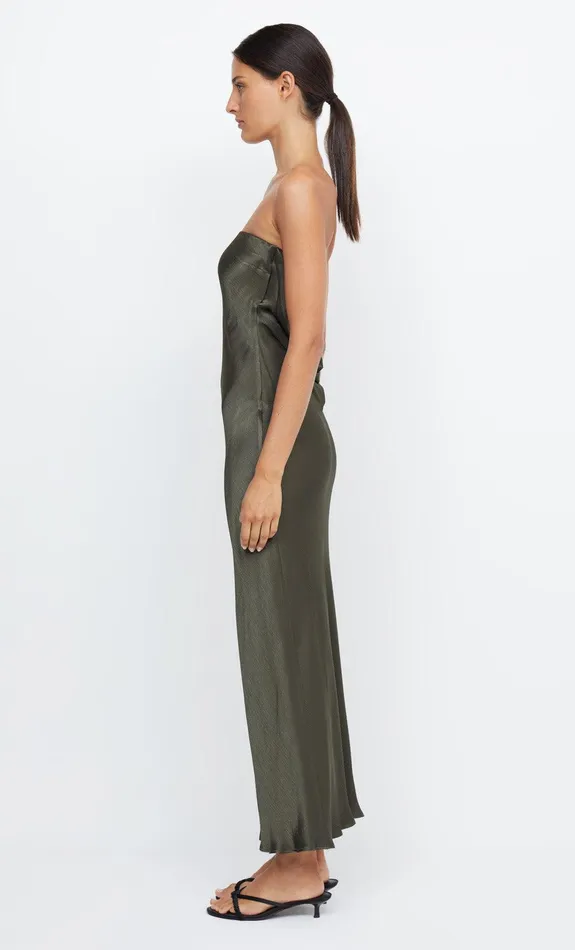 Bec Bridge Maxi Dresses Women MOON DANCE STRAPLESS DRESS 8211 DARK WILLOW