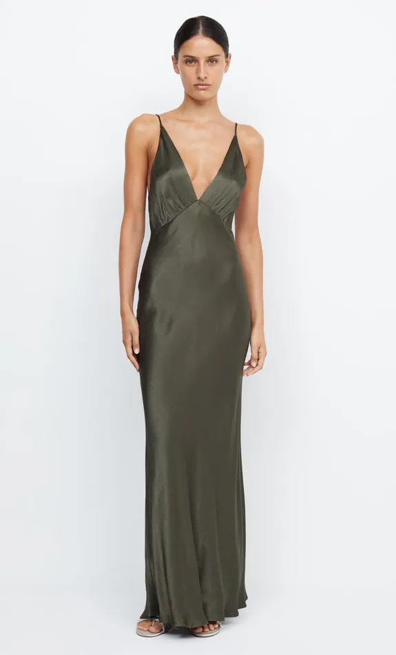 Bec Bridge Maxi Dresses Women MOON DANCE V MAXI DRESS 8211 DARK WILLOW