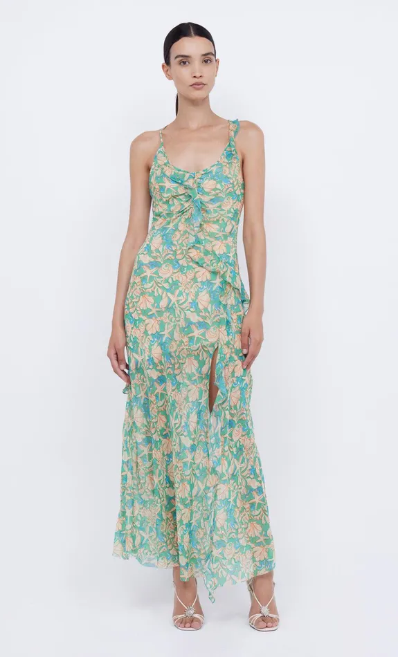 Bec Bridge Maxi Dresses Women OASIS FRILL MAXI DRESS 8211 UNDER THE SEA