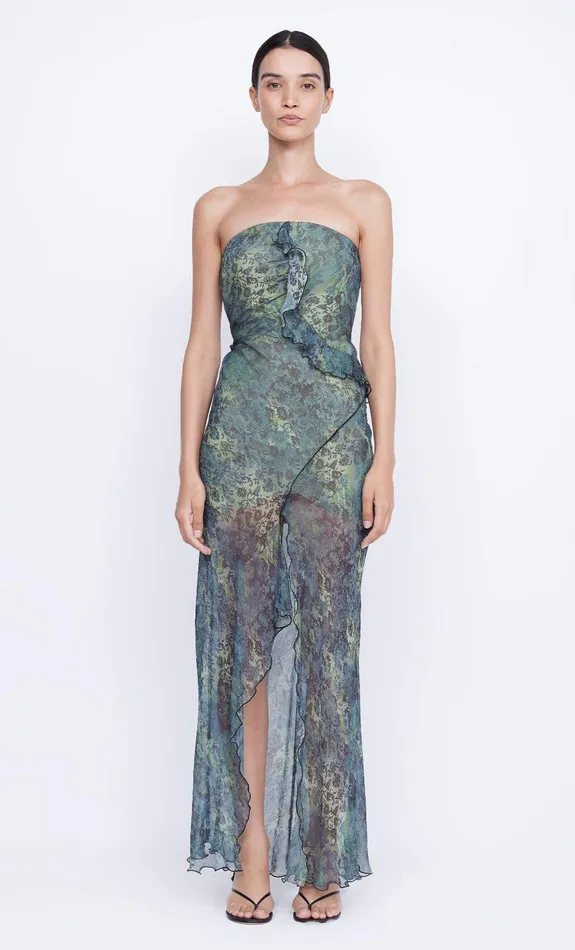 Bec Bridge Maxi Dresses Women OPAL STRAPLESS MAXI DRESS 8211 NOUVEAU BLEUE