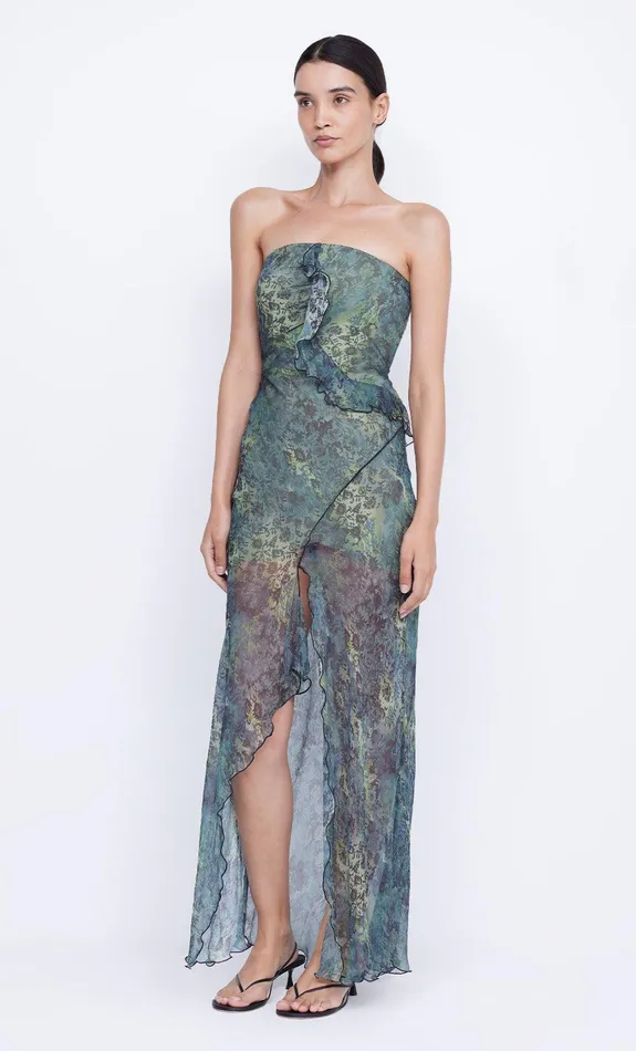 Bec Bridge Maxi Dresses Women OPAL STRAPLESS MAXI DRESS 8211 NOUVEAU BLEUE