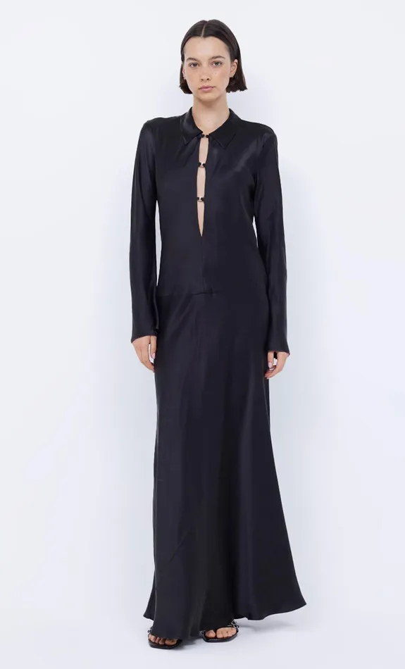 Bec Bridge Maxi Dresses Women ORLA LONG SLEEVE MAXI DRESS 8211 BLACK